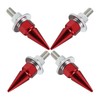 Bashineng Spike License Plate Screw Fasteners 4 Pcs Kit License