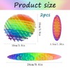2 Pieces Fidget Worm Toy, Stress Relief Toy, Colourful Worm