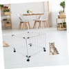 WOONEKY 4 Pcs Pet Enclosure Casters Dog Cage Castor Accessories