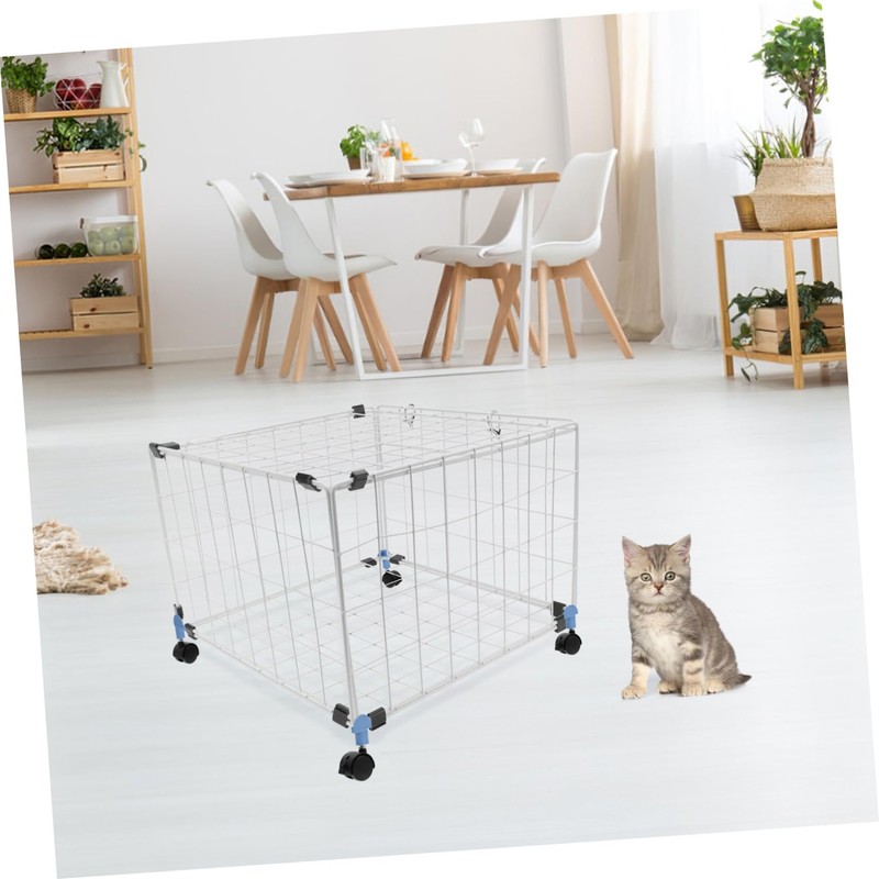 WOONEKY 4 Pcs Pet Enclosure Casters Dog Cage Castor Accessories