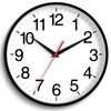 Rohioue 18 Inch Wall Clock, Modern Battery Operated Wall Clocks,