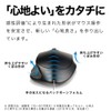 Buffalo BUFFALO Wireless Laser Premium Fit Mouse M Size Silver