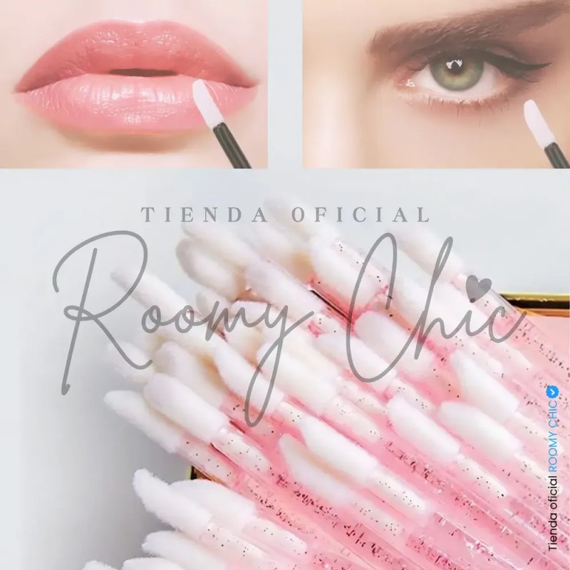 300pzs Lip Brush Desechable Para Pestañas Microblading Labio
