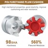 Shaft Coupling 6.35 mm to 10 mm Waves Flexible Elastic