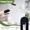 20-Piece Ceiling Fan Air Filter Pack, Fragrance-Free Activated Coconut Shell