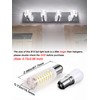 Ziomitus Dimmable BA15D Led Bulbs 120V Daylight 6000K, 40W 50W