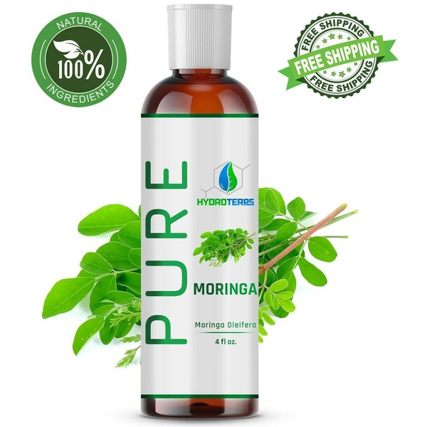 Moringa Oleifera Oil 4 oz. Cold Pressed Seed 100% Pure Natural Organic Refined