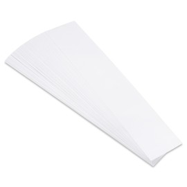 PATIKIL 100 Sheets White Sentence Strips, 3" x 16" Thick Cardstock 110gsm Blank Paper Sentence Strips for Teachers Classrooms Offices Homes, White