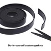 TORRAMI Solid Neoprene Rubber Strips Roll 1/16 (.062) inch Thick