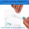 Salon World Safety Clear Face Shields with Glasses Frames (4