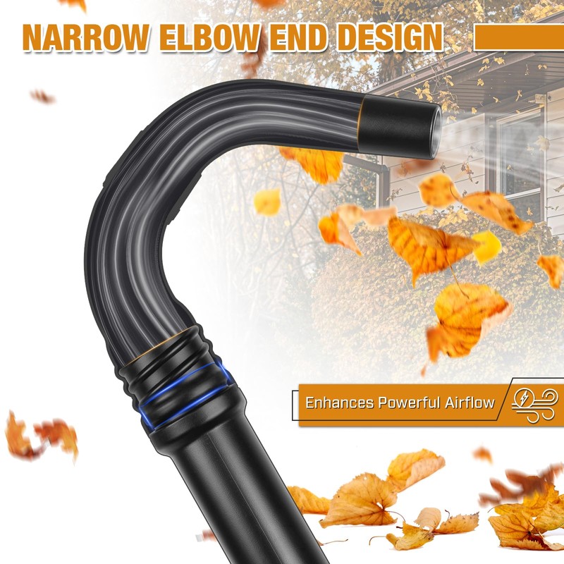 Glosaie Universal Gutter Cleaning Tools, Enhanced Leaf Blower Attachment