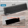 Baseboard Register Diffuser Vent Covers: 6 Pcs 18 Inch Baseboard