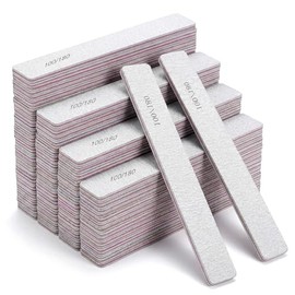 150 limas de uñas de doble cara grano 100/180 reutilizables profesionales para uñas de gel acrílico, herramientas de manicura y pedicura para uso en e