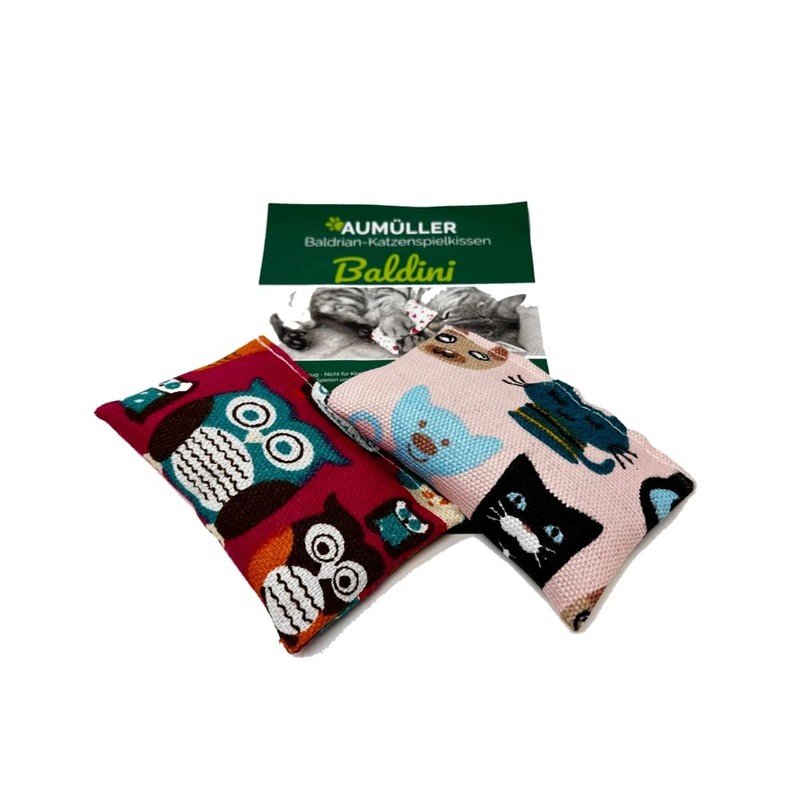 Aumüller Baldrian Katzenspielkissen Baldini - 2er Set