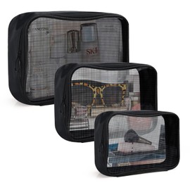 Toiletry Bag for Travel,TRIPON Mesh Makeup Cosmetic BagTravel Accessories Wash Bag