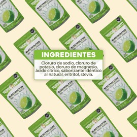 Electrolitos en Polvo Todo Keto 150g 30 Porciones Con Stevia Sin Azúcar Sodio, Potasio y Magnesio Sin Edulcorantes Artificialies Sin Colorantes Runners, Ciclismo y Gym (limón)
