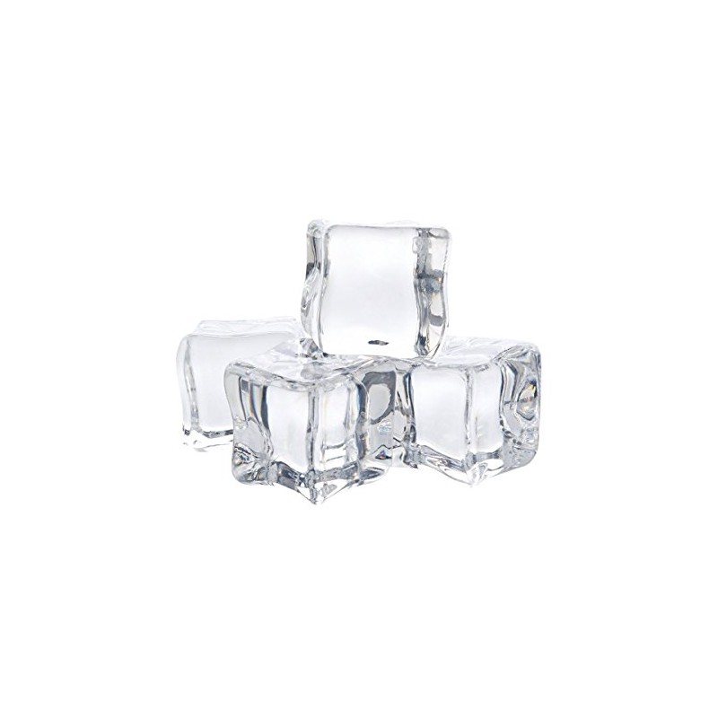 12Pcs/2CM Acrylic Clear Ice Rock Cubes for Vase Fillers and
