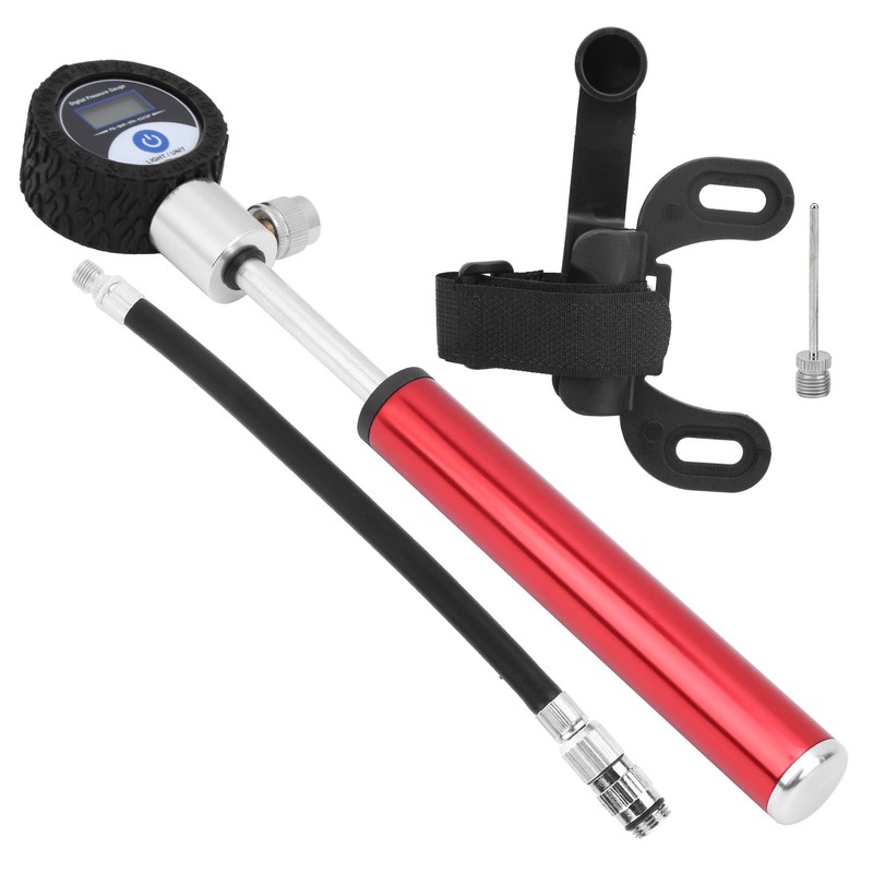 Portable Bicycle Air Pump Manual Tire Inflator 120PSI High Pressure