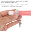 Lip Balm Holder Keychian Bling Crystal Lip Gloss Key Chain