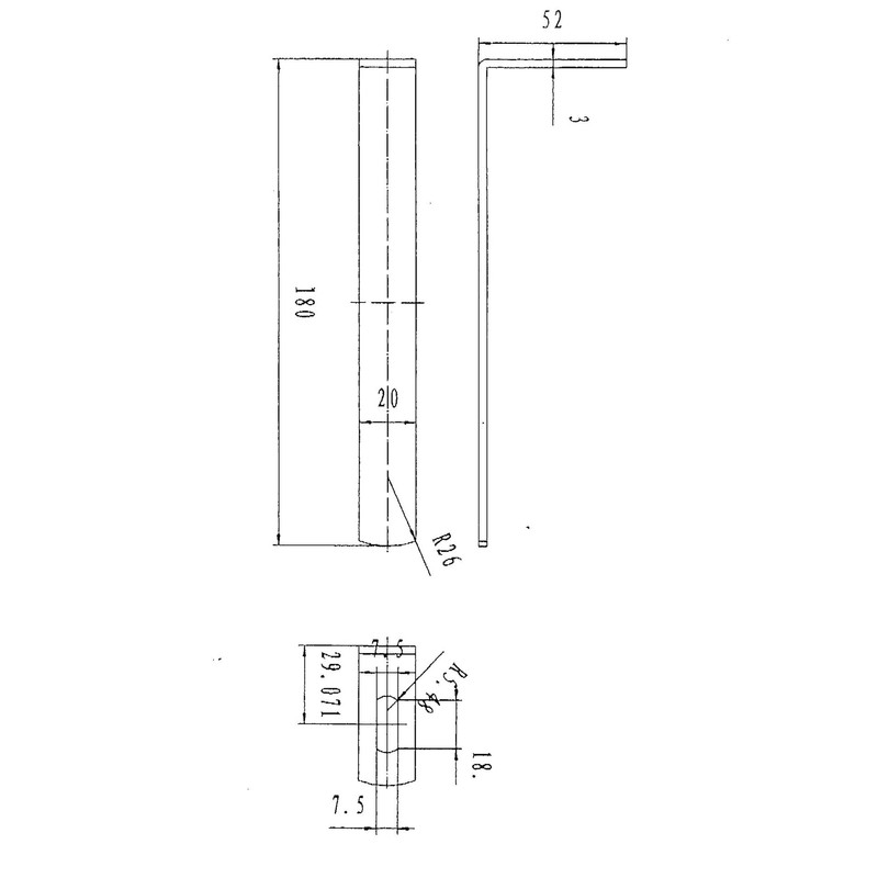 Richelieu Hardware 307FBR 7 1/16-inch (180 mm) Automatic Decorative Thumb