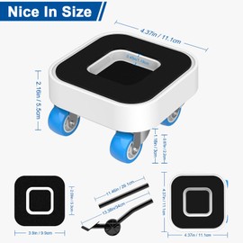 Furniture Dolly Sliders, Furniture Movers with 4 Wheels, Upgrade Groove Design Moving Dollies for Heavy Duty, 750lbs Capacity Lift Mover Tool Set for Appliance, Tablet, Sofa, Cabinet, Beds