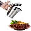 ANCLLO Sauce Boat Stainless Steel Sauce Boat Sauce Jug Double