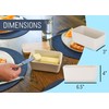 Nat & Jules Ceramic Stoneware 1/2 Pound, 2 Sticks Butter
