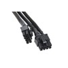 Phobya Y-Kabel 8Pin Buchse auf 2X 6+2Pin Stecker (VGA) -