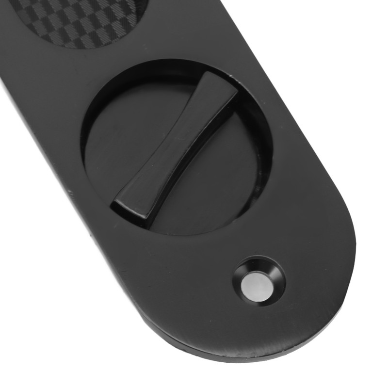 Pocket Lock Handle Invisible Light Weight Black Lock Circular Sliding