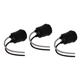 Surtek Portalámpara De Hule P/intemperie 250v Surtek 136662 - 3 Pzs