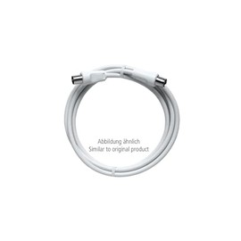 Axing BAK 500-80 BK Connector Cable (Axial Connector - Axial Coupling) 5.0 m White