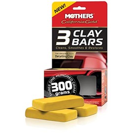 Mothers 07242 California Gold Detailing Clay Bar (Pack of 3)