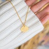 Lucky Feather Birth Flower Necklace - 14k Gold Dipped Birth