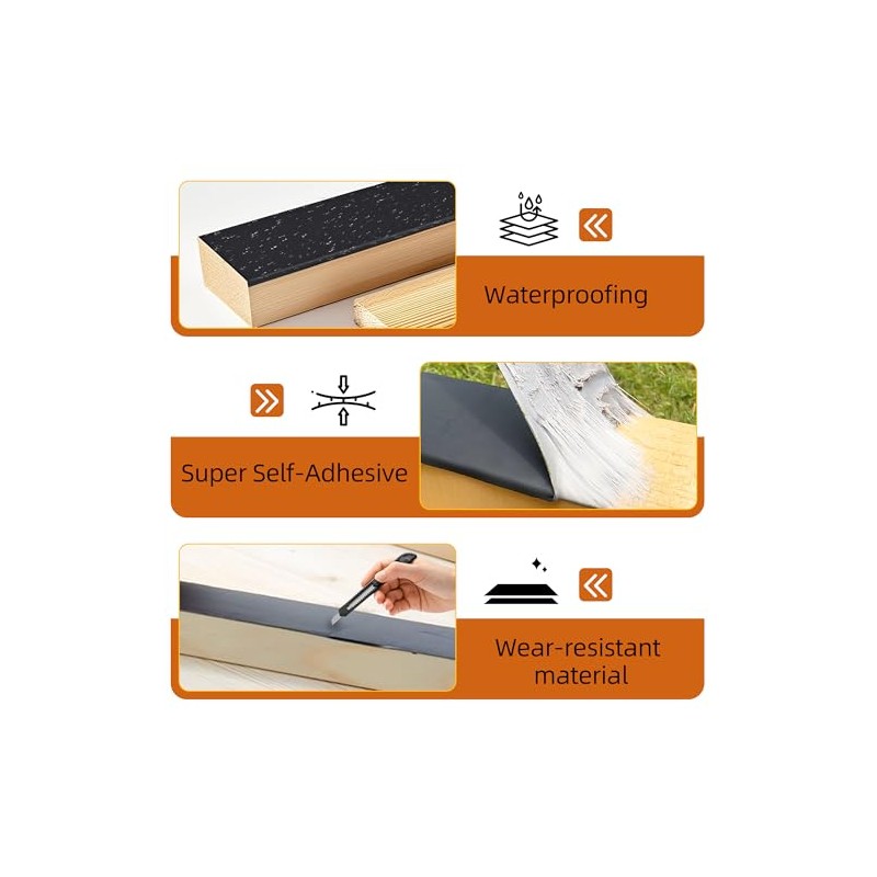 Cinta adhesiva para cubierta de 15 x 50 pies, 1