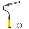 Napatyre Rechargeable LED Work Light with Flexible Gooseneck, Up to