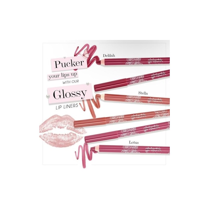 Girlactik- Delineador de labios brillante - Lotus
