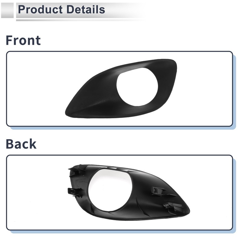 RATCHROLL Front Left Fog Light Grill für Toyota Yaris 2007-2013