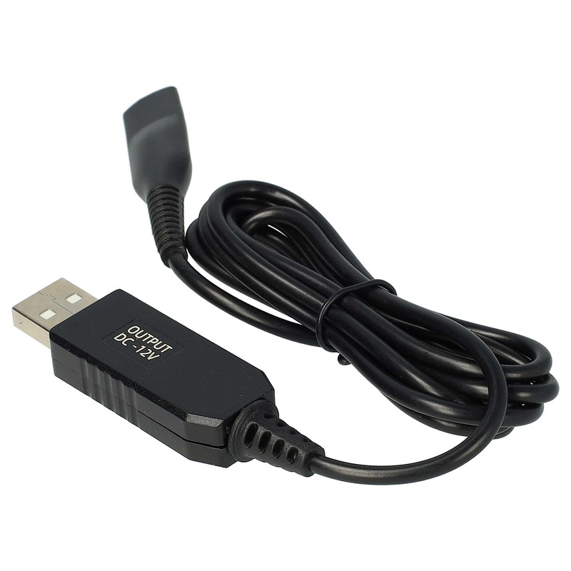 vhbw Ladekabel kompatibel mit Braun Silk&Soft 5360, 5560 Rasierer -