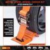 AUTOAlkins Wheel Chock Tie Down Kit, 4,400lb Break Strength —