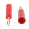 10PCS Banana Plugs 4mm Audio Jack Connector Solderless Six Blade