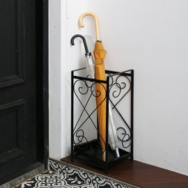 Elmor Andante modern umbrella stand organizer, Andante umbrella stand small black / 엘모르 안단테 모던 우산꽂이 정리함, 안단테 우산꽂이 소 블랙