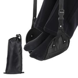 1 Set Wheelchair Footrest Hammock, Adjustable Wheelchair Foot Rest Replacement, Hanging Foot Sling, Wheelchair Wheel Walker Accessories Straps Leg Hammock for Airplane Travel for Pregnant Women Injure