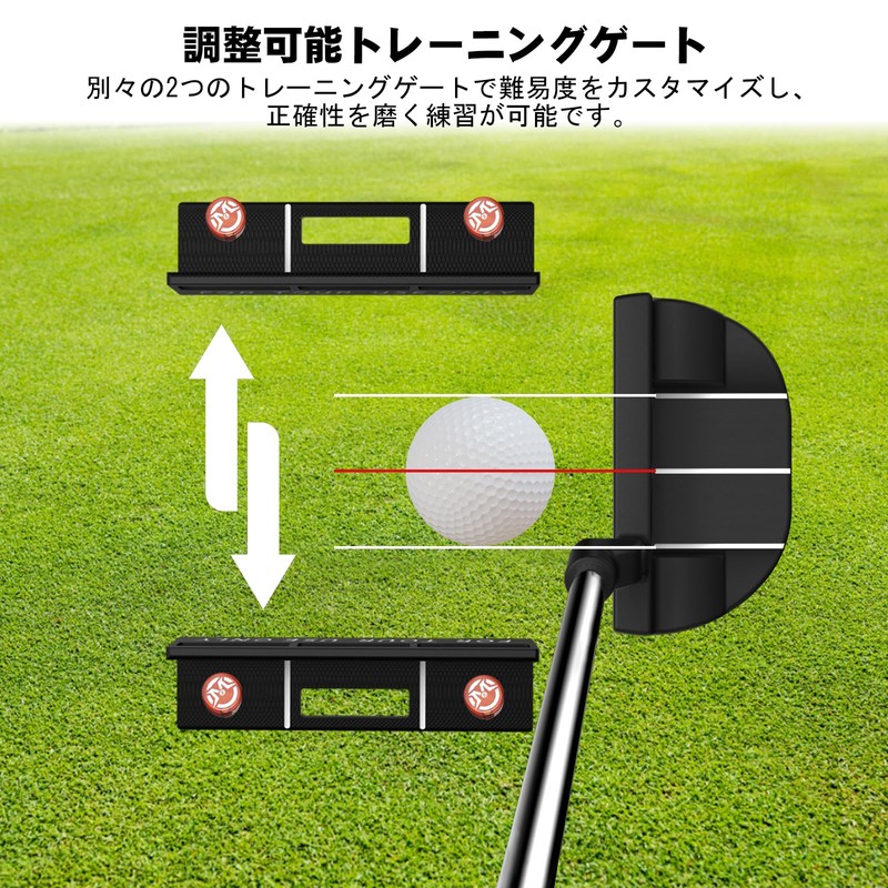MAZEL Golf Alignment Putting Training Aid Golf Putting Pass Tool
