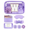 Gift Sets for Women, Initial Makeup Bag with Makeup Brush