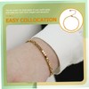 SHOWERORO Gold Charm Bracelet for Women Cubic Bangle Bracelet Ladies