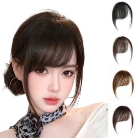 Bangs Wig Part, For Cosplay, Fully Hand Planted, Women's, Extension, Point, Fluffy, Ultra-thin, Long, Fluffy, Full Hand Planted, Clip, Easy to Wear, Popular, For Everyday Use, Extensions, Wig Bangs