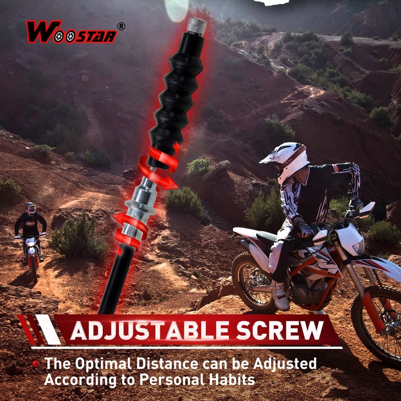 WOOSTAR 38.2" Clutch Cable with Adjuster Replacement for Apollo RFZ