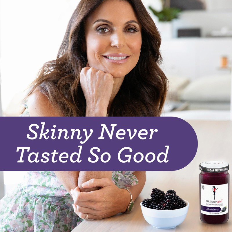 Skinnygirl Sugar Free Kosher Preserves, Blackberry, 10 Ounce (Pack of
