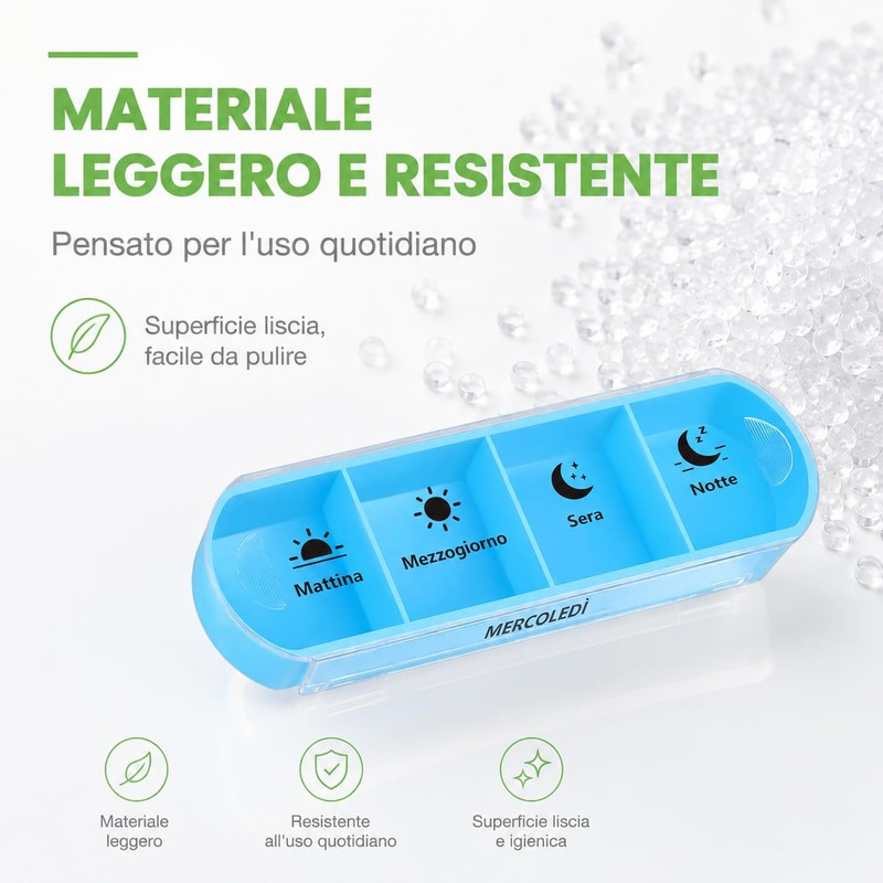 App Life Weekly Pill Box 7 Days with 28 Compartments