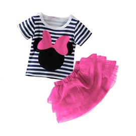 Mud Kingdom Cute Baby Girls Spring Outfit 12-18 Months Red Outfits Long Sleeve